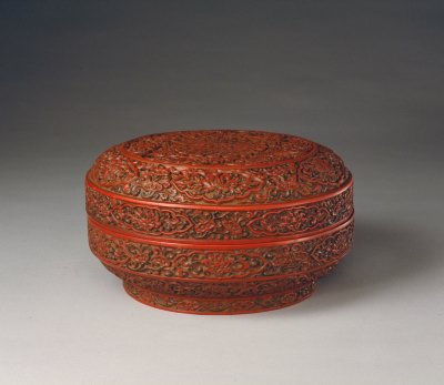 图片[1]-Carved round box-China Archive